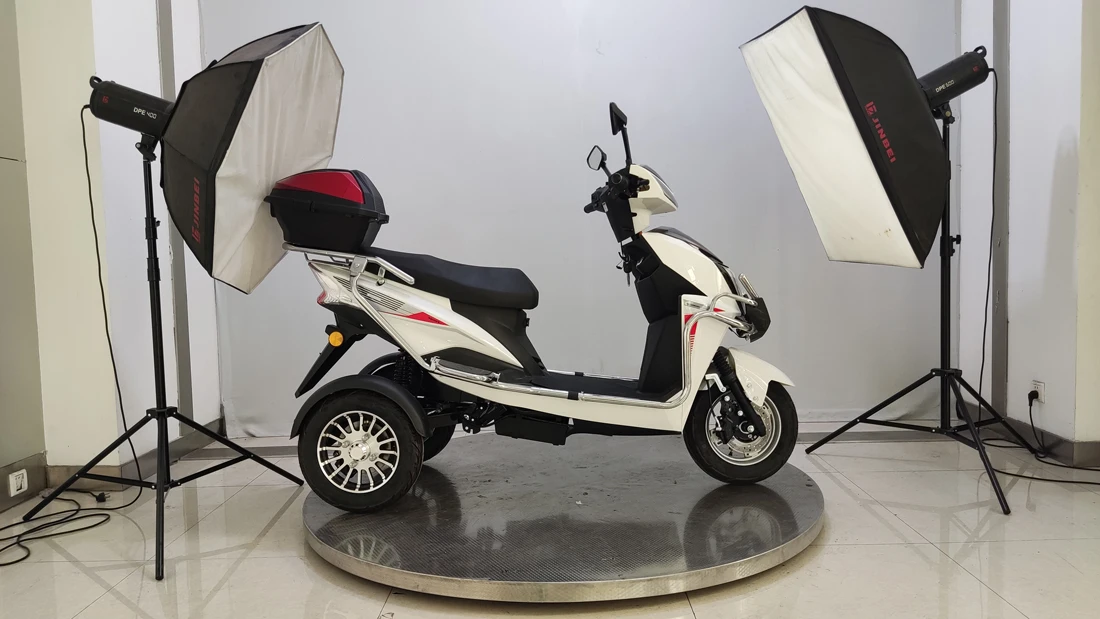 Vimode big discount 1000w 72v electric scooter tricycle 3wheel low speed disability safty with baby seat 3 seats