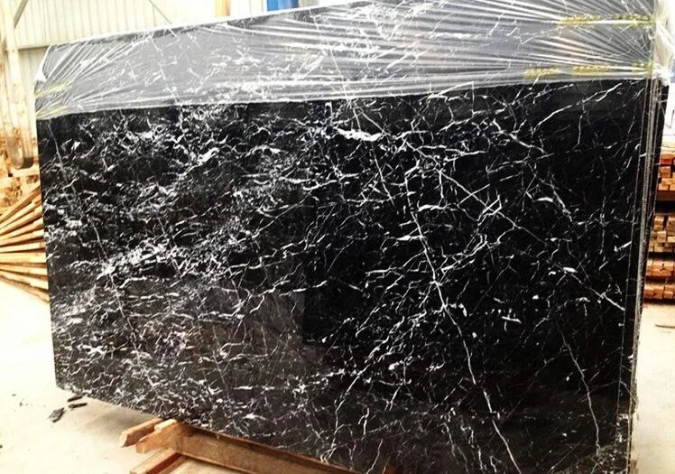 Cheap Chinese Marble Nero Marquina Marble Black Marble