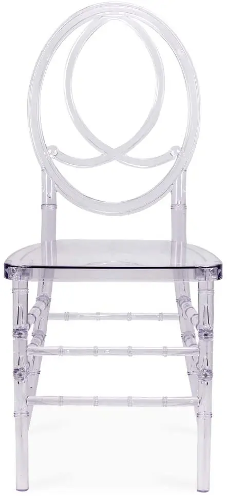 Round shape clear acrylic transparent plastic wedding polycarbonate resin chair