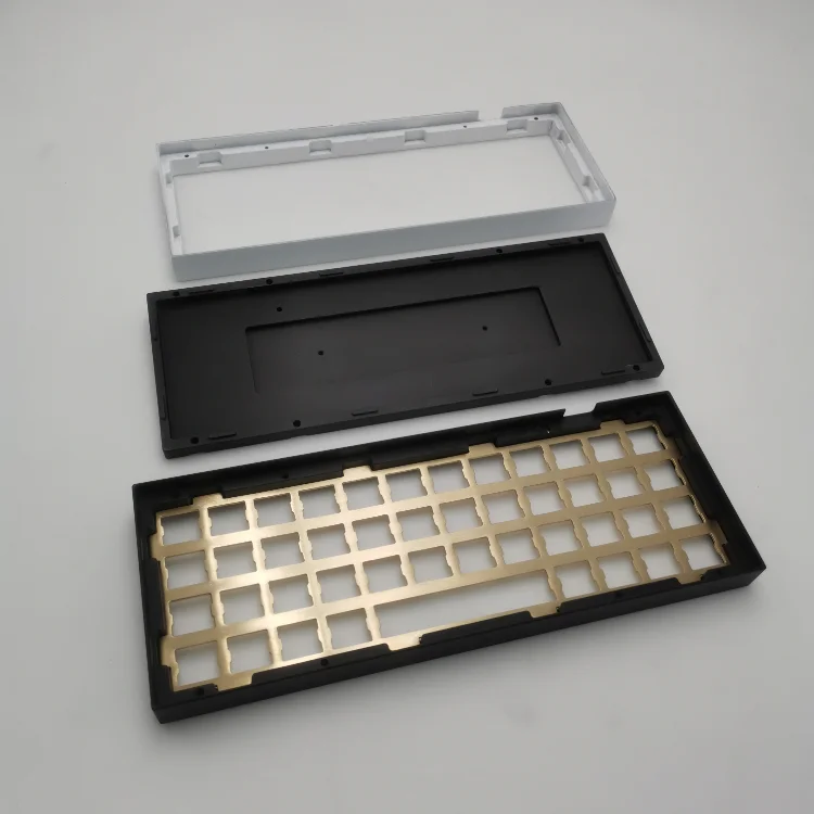 Aluminum Cnc Custom Wholesale large quantity of high quality Keyboard Case Back Place Machining