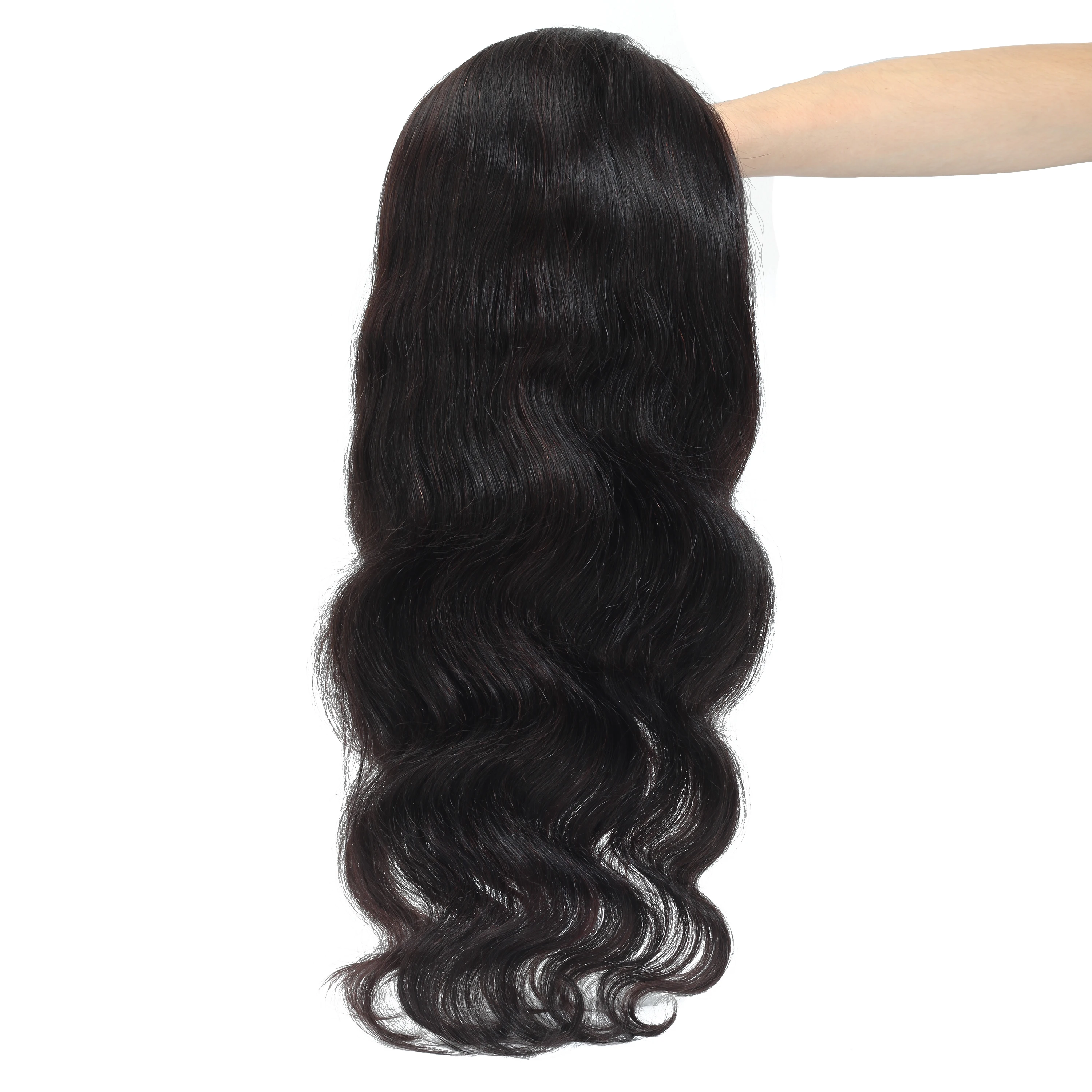 
Фабрика париков, безклеевые необработанные высококачественные волосы 8-26 дюймов, волнистые бразильские парики на сетке, парики из человеческих волос для чернокожих женщин 