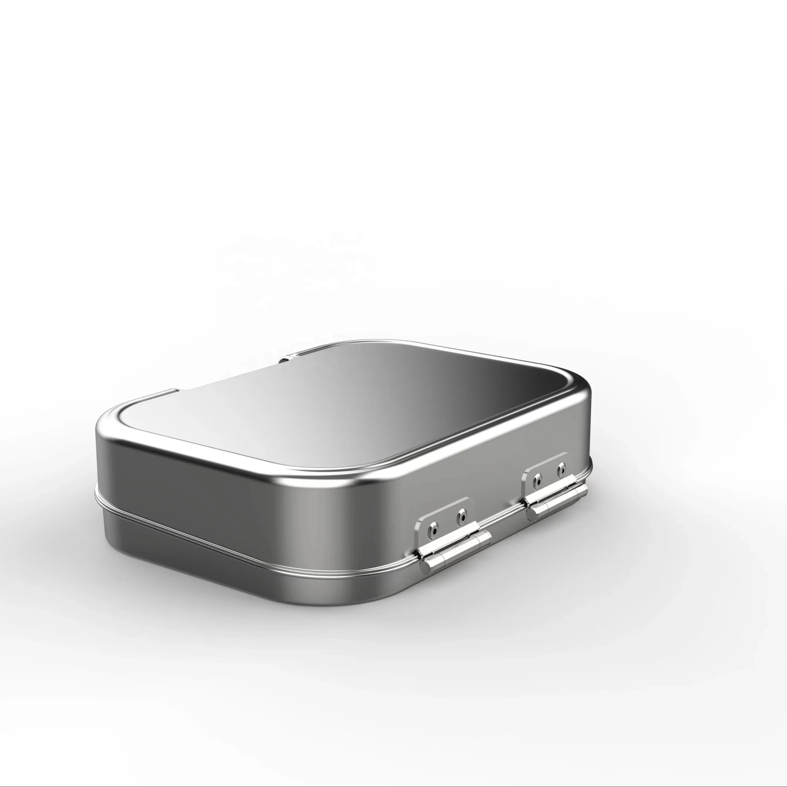 4 отсека Прямоугольный дизайн BPA бесплатно и экологически чистый OEM Герметичный Набор из нержавеющей стали для школьников Bento Kid Ланч-бокс