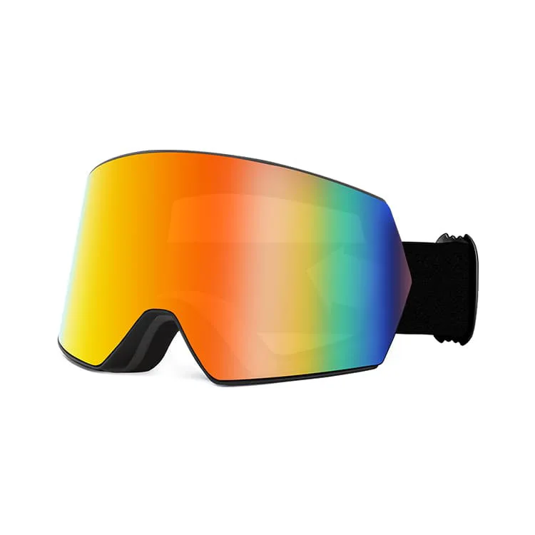 Wholesale best mirrored anti-fog custom magnetic UV 400 Stylish Snow Skiing Goggles Unisex Ski glasses Ski Googles