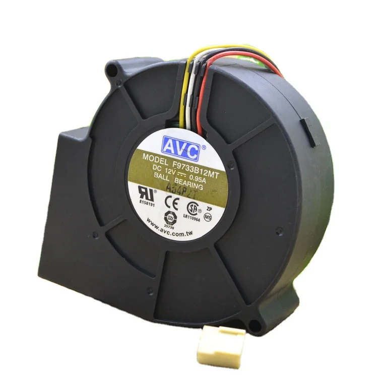 AVC 9733 9cm blower turbine fan 12V 0.95a hole 100mm f9733b12mt