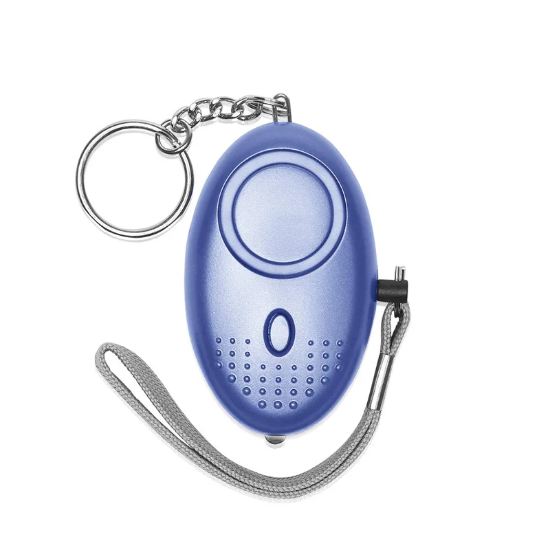 Hot sell self defense keychain 130db personal safety alarm key chain