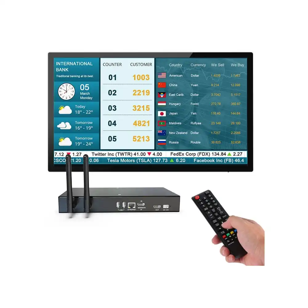 Advertising Full HD 4K Android Digital Signage Media Player