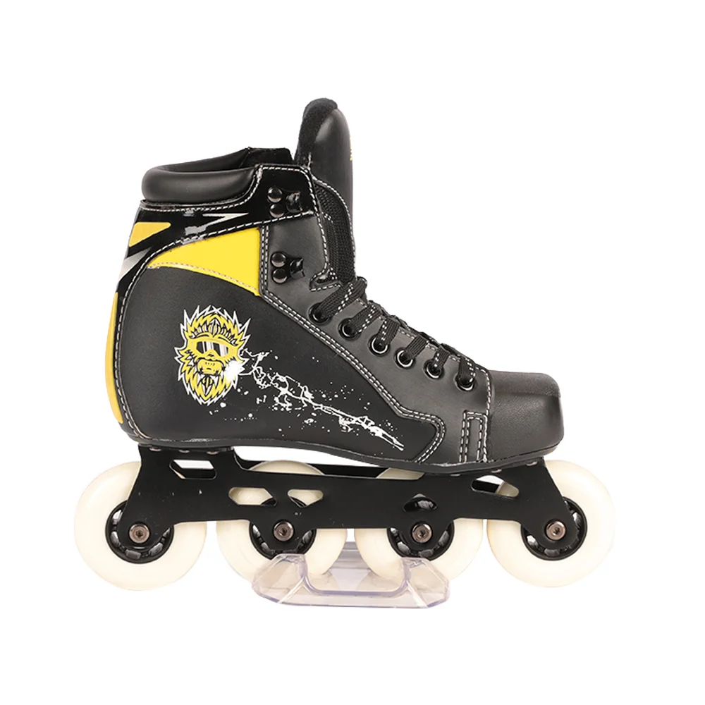 Hot Sale High Quality flashing Hockey roller Skates for kids The Bumble Bee Series roller skate hockey
