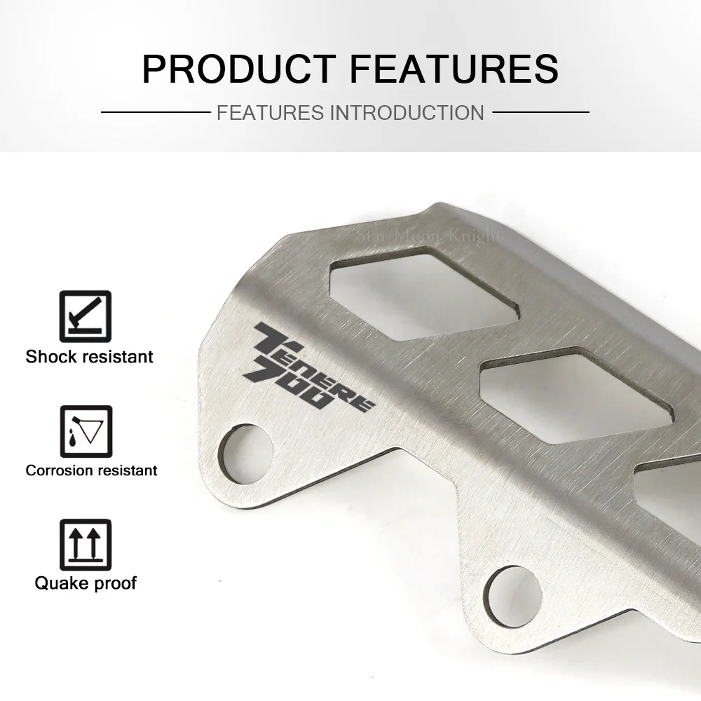 Wholesale For YAMAHA Tenere 700  Gear Shift Lever Protective cover Rear Brake Master Cylinder Guard rear brake cylinder cover