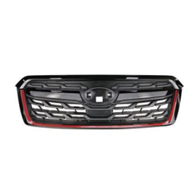 OEM AUTO CAR GRILLE MODIFIED GLOSSY BLACK WITH RED LINE FOR SUBARU FORESTER 2016