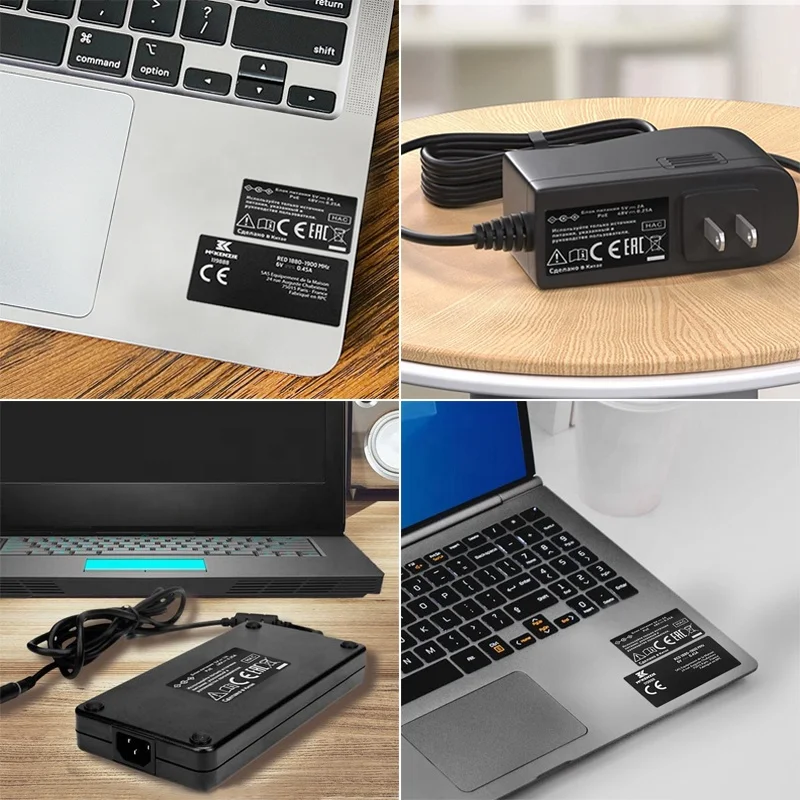 Custom High Quality Adhesive Pet Label Matte Label Sticker Roll for Electric Appliance