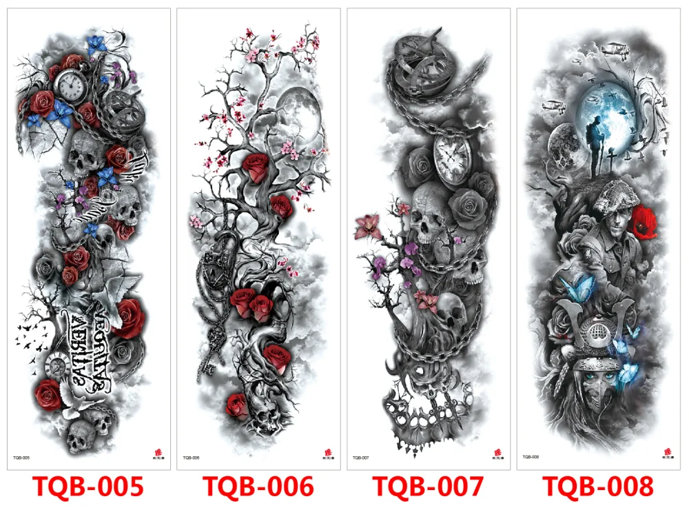 Personality Waterproof Self Adhesive Skin Body Gold Tattoo Sticker Diy Tattoo Temporary