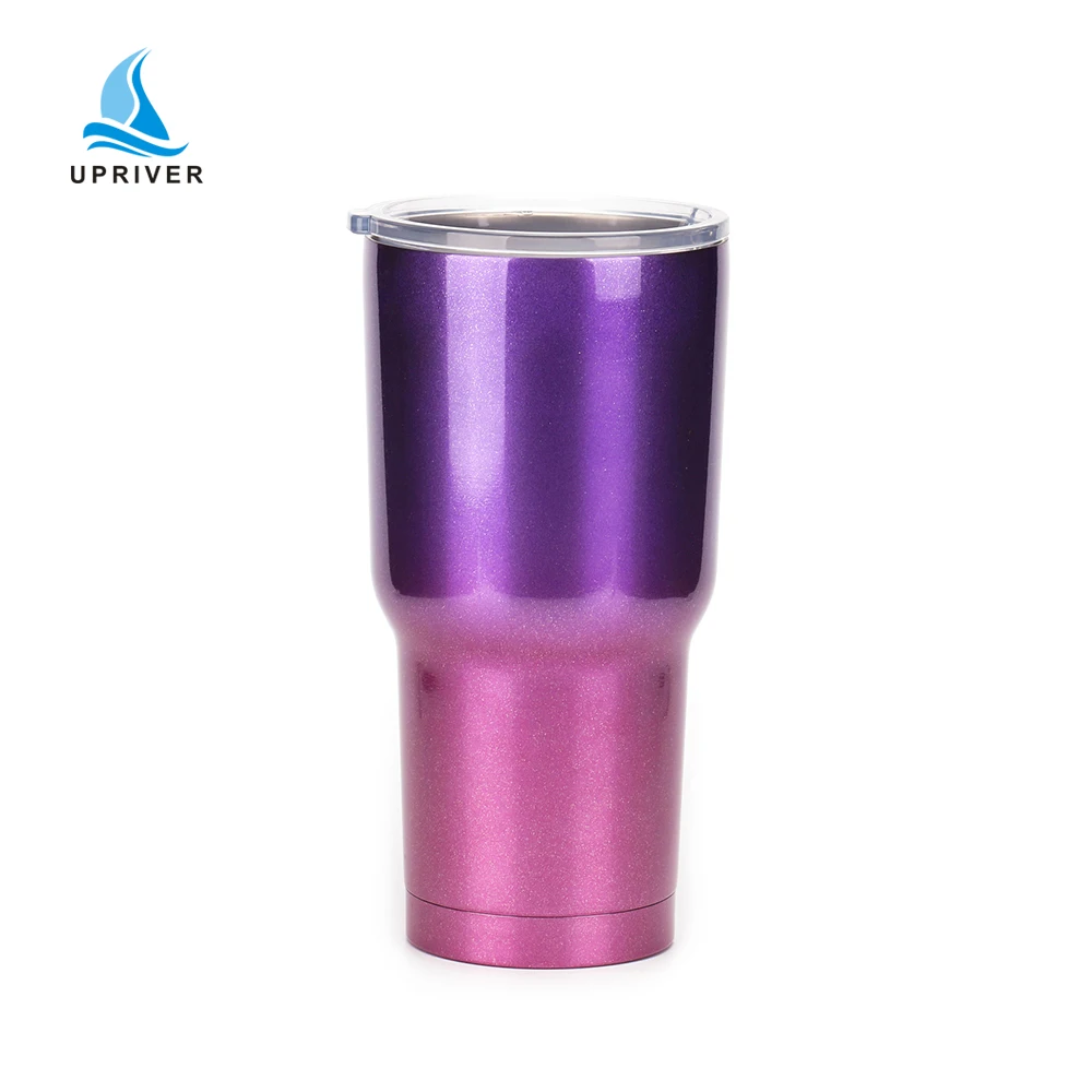 
Double Wall Stainless steel Vacuum Travel Cup 30 oz tumbler copper coated insulated car mug 