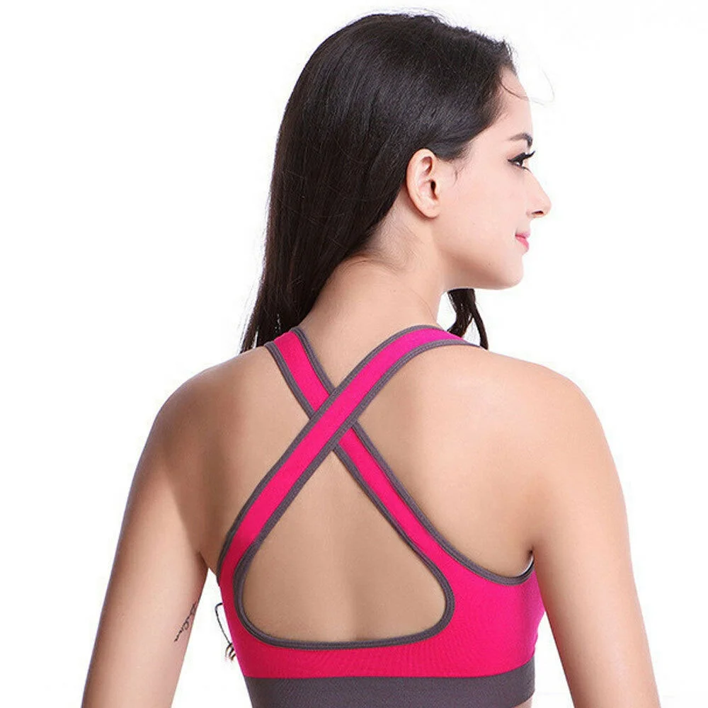 Yoga Gym High Impact Support Bras Racerback Sports Bras