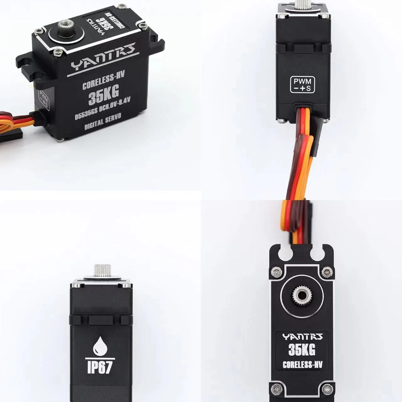 D5535GS 35kg Waterproof High Speed Torque Coreless Servo Brushless Digital Rc Servo For Rc Car/Airplane /Helicopter /Engine
