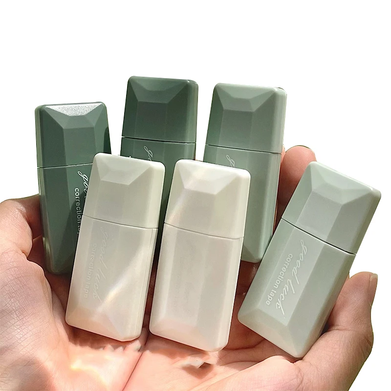 Compact Portable Card-Type Colored Correction Tape with Student Stationery for Office Use