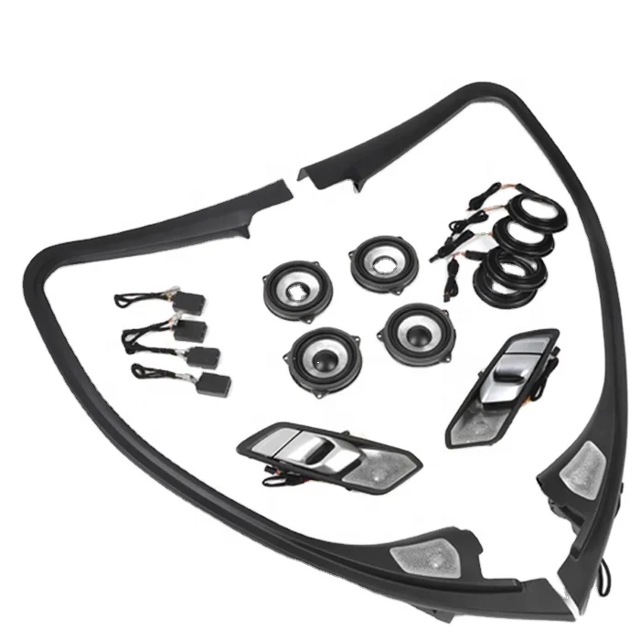 LED glow lamp speaker ambient light Car luminous tweeter cover Fit for BMW 3 series G20 G28 loud speaker horn cover