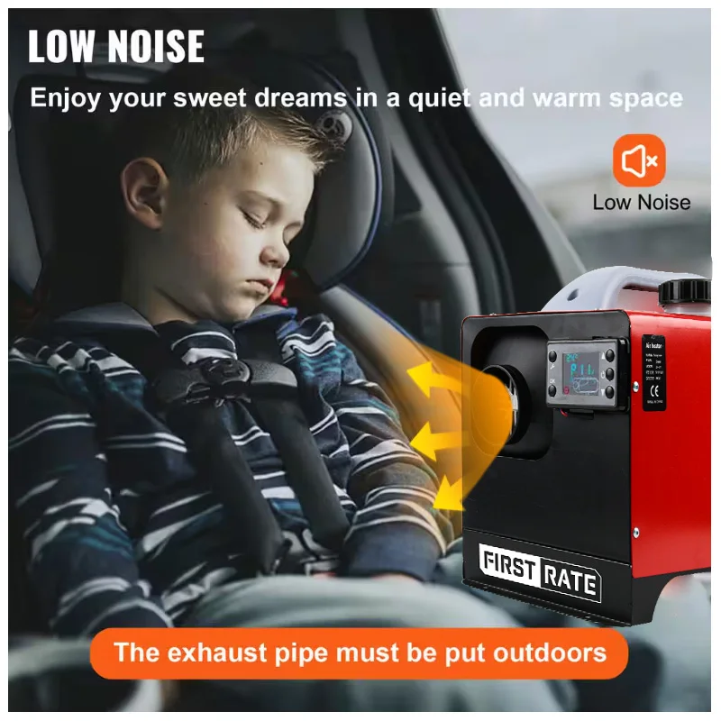 8KW All-In-One Portable Diesel Coolant Air Heater Autonomous 12V/24V Car Diesel Heater for Parking Use