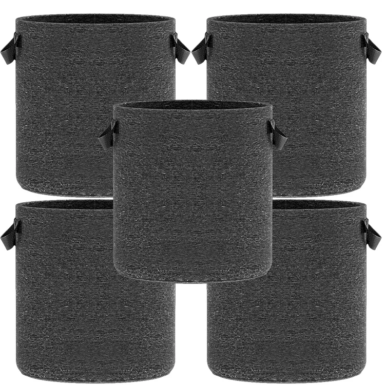 Orientrise 1/2/3/5/10/15 planter long bag tree seed pots fruit fabric plant pots planters 3 gallon planting vegetable