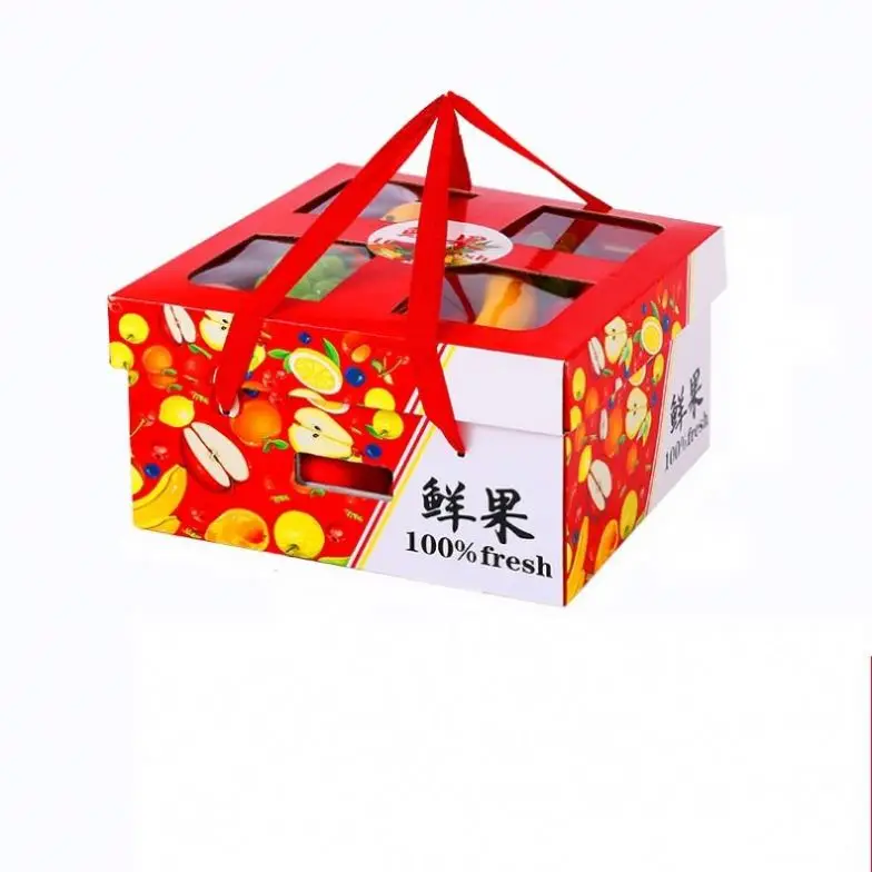 Customized Logo Printed And Size Cardboard Carton Box For Fruit And Vegetable