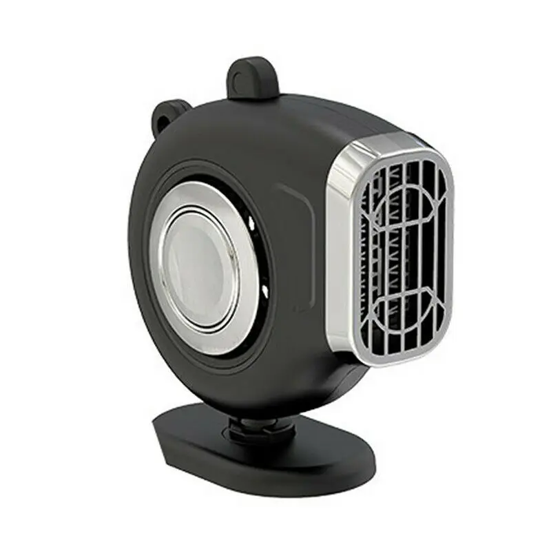 2 in1 Fast Car Heater Defroster, 150W 12V Windshield De-Icers, Plug in Automobile Windscreen Fan with Suction Holder