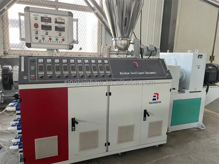 SJSZ Series SJSZ51/105, SJSZ65/132, SJSZ80/156 Plastic Conical Twin Double Screw Extruder