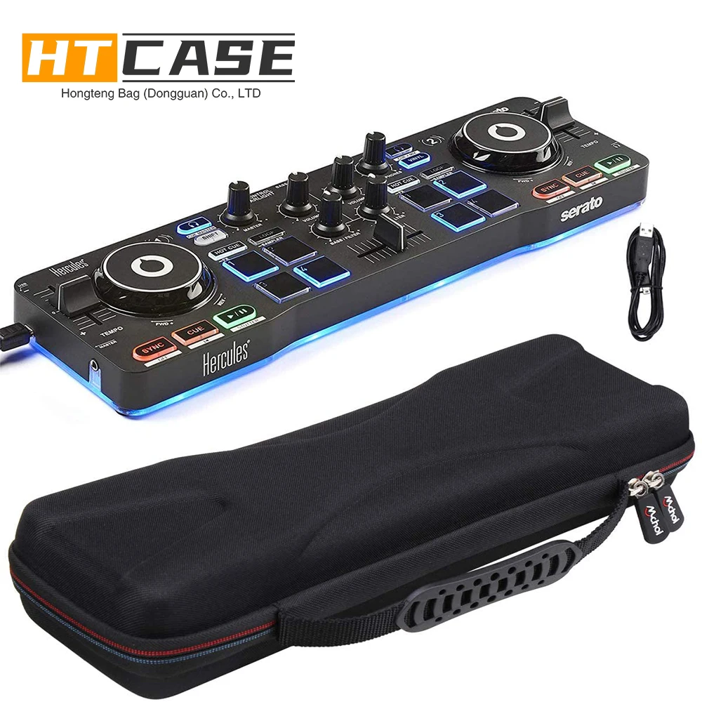 EVA Hard Portable Case  with Hercules DJ Starlight Pocket USB DJ  CASE