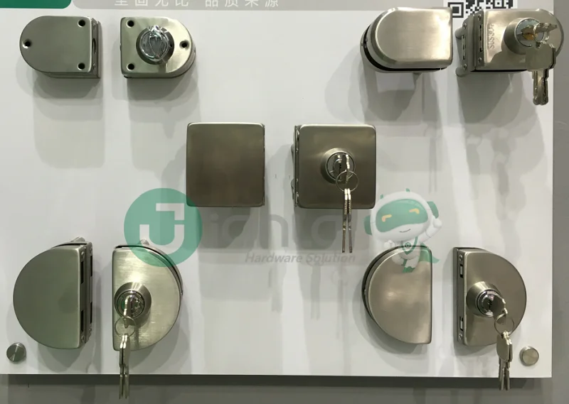 JL-403 Center Lock For Glass Door Lock Set Commercial Sliding Glass Door Lock