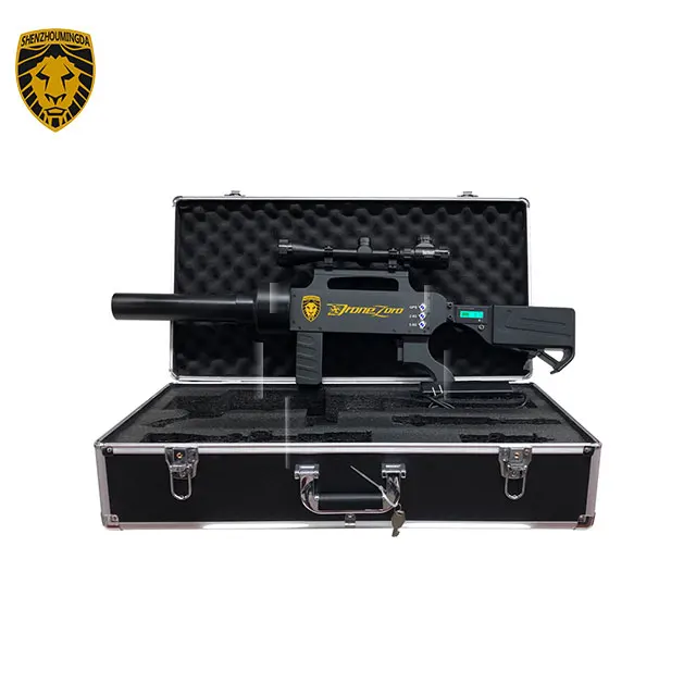 Portable drone countermeasure gun