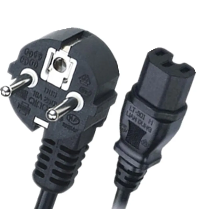  Европейская вилка CEE7/7 Schuko к шнуру питания IEC 60320
