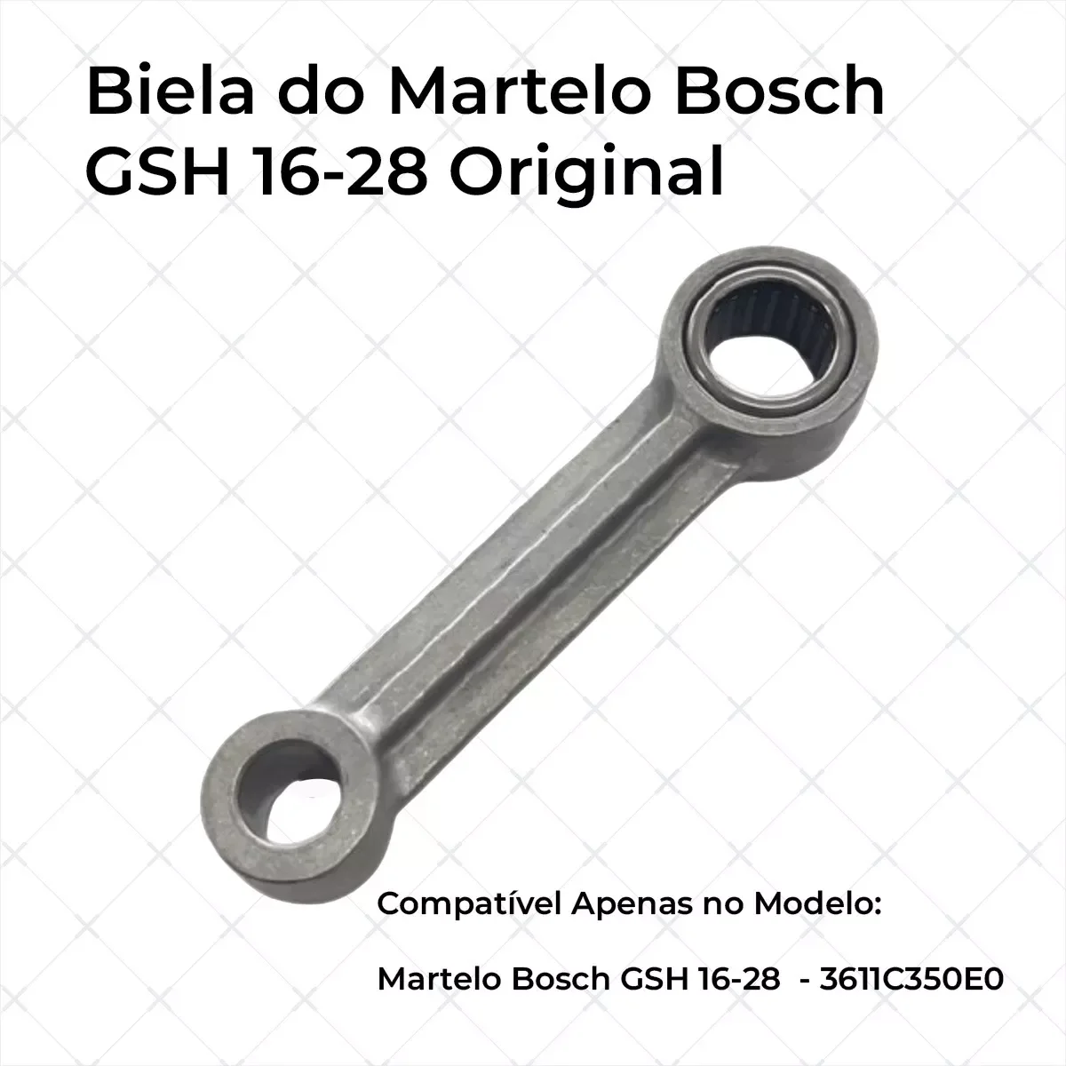 New Genuine Boschs 1607000C3P Connecting Rod for Piston GBH 16 GSH 16-28 Demolition Hammer Spare Parts