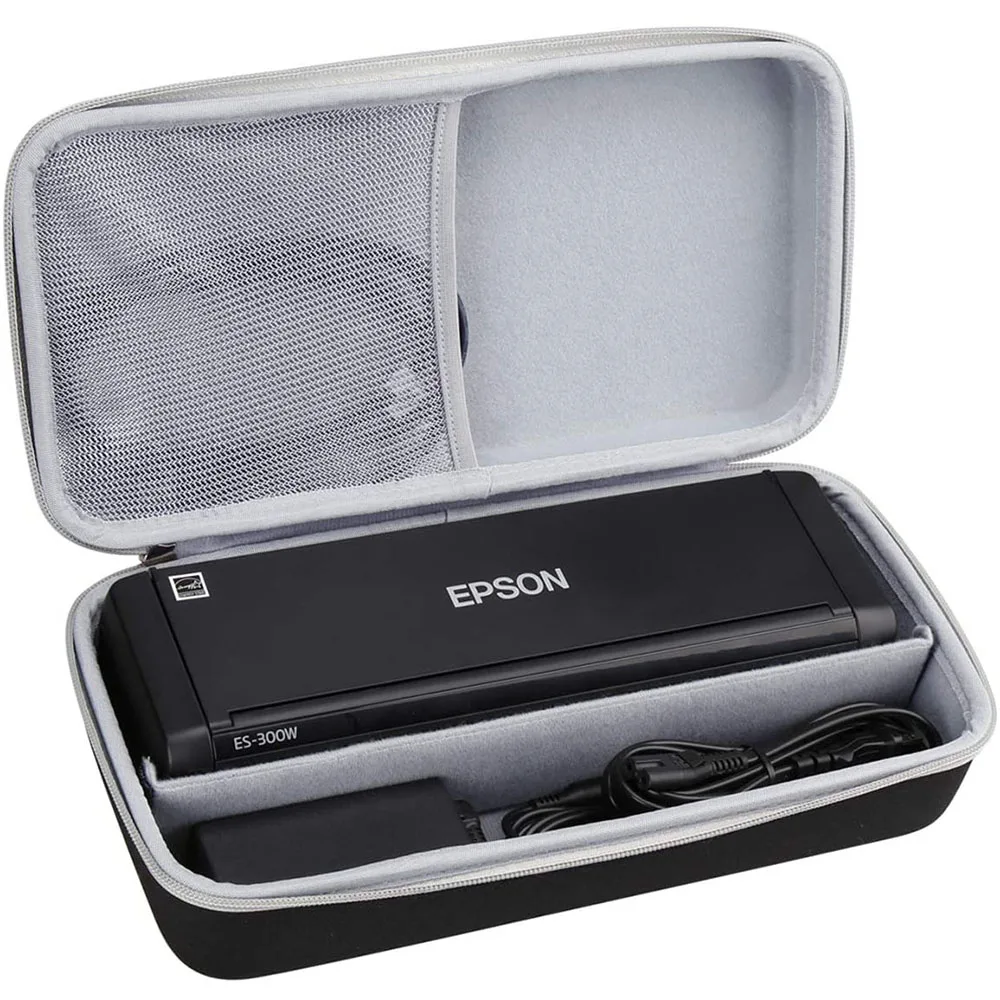 Hard Carry Travel Storage Case fit Epson Workforce ES-300W ES-200 Wireless Color Portable Document Scanner (Only Case)