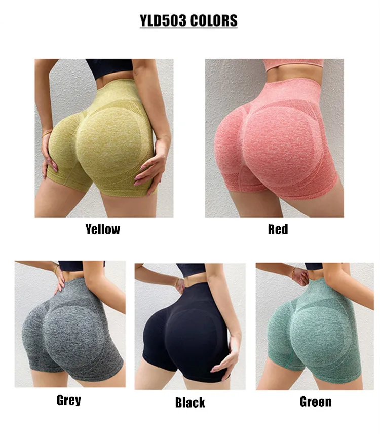 Vital Seamless 2.0 Energy High Waisted Girls Running Shorts Women Fitness Sports Shorts