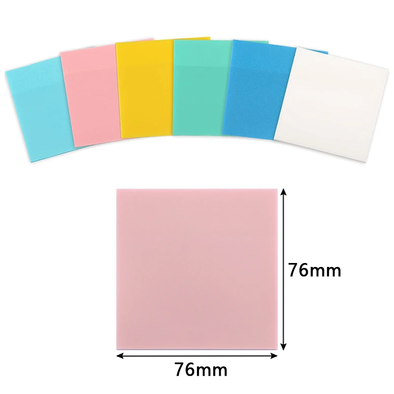 50 Sheets Waterproof Posted transparent sticky notes Pads Notepads Posits custom sticky notes Household Sundries