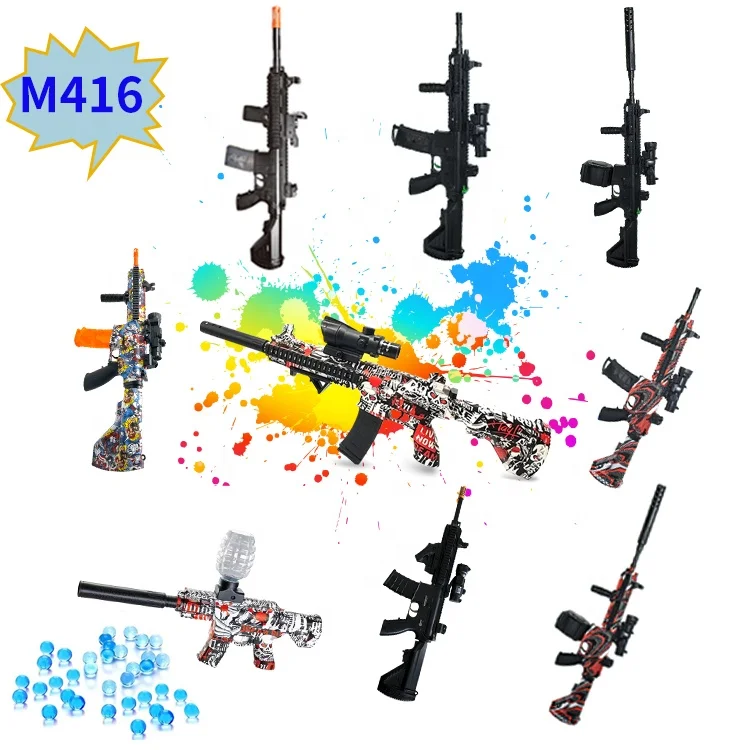 2023 high quality automatic pistola de juguete watergun blaster hidrogel shotgun jell nylon bolas de gel blaster bb gun plastic