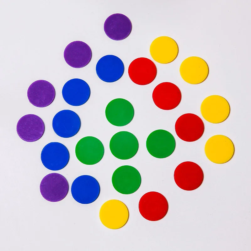 Веселые монеты в играх, Токен PS, OEM, индивидуальный дизайн, пластик, оптовая продажа, большой, средний, маленький, красочный пластик, без упаковки, пластик для детей