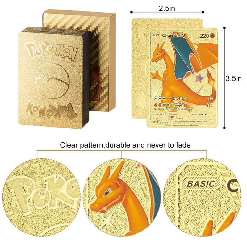 Лучшие продажи 55 шт. Poke mon TCG пакеты для карт Vmax GX Energy Charizard Pikachu Редкие коллекционные игровые карты детей игрушки подарок