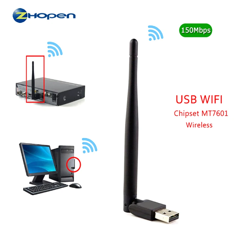 150Mbps USB WiFi Adapter / Ralink 5370 USB WiFi Adapter For Openbox