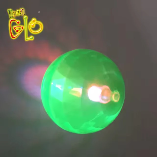 Assorted Colors Light up Bouncy Balls with Flashing LED Glow in The Dark Bouncy Balls 4th of July Toys