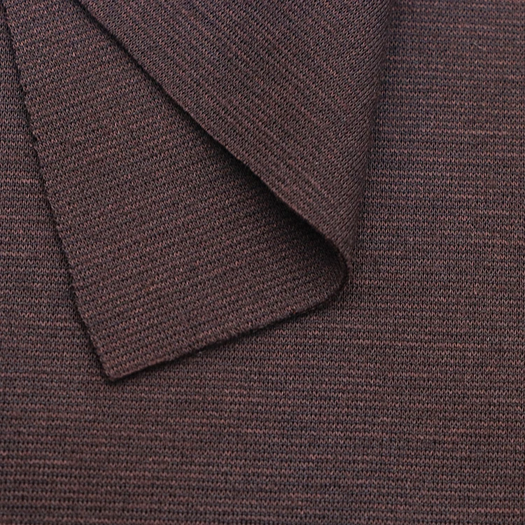 230GSM polyester spandex dyed knitted heavy stretch ponte di roma fabric for garment