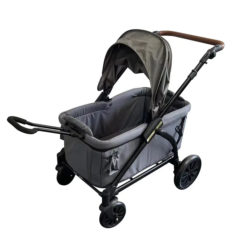 JXB Push Luxury Collapsible Folding Outdoor Utility Outdoor Foldable Camping Beach Quad Kids Wagon With Wheels Trolley Stroller