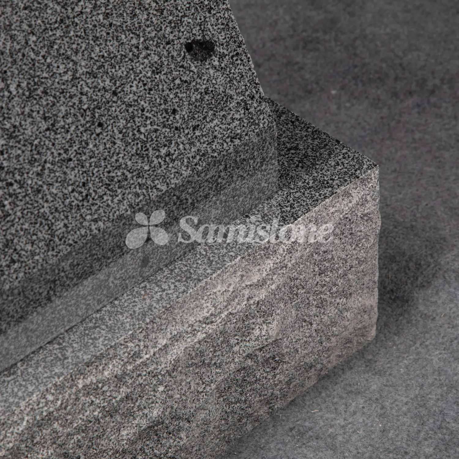 Наклонный надгробный камень в американском стиле, китайский гранитный памятник, серый гранитный Наклонный надгробный камень с основанием