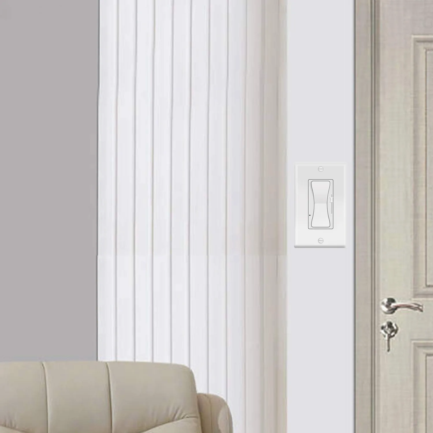 Keygma 150W Single Pole 60Hz Wall Light Canadian Dimmer Switch with ETL Certificate