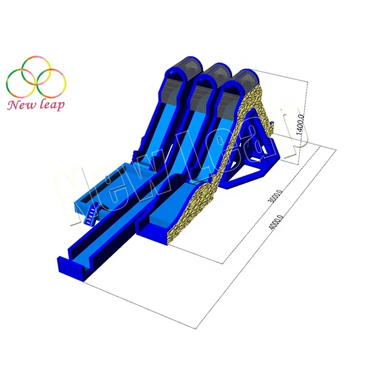 Giant Inflatable Water Slide 3 Lands Large Inflatable Water Slide the City