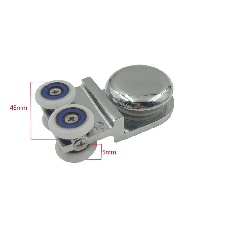 sliding door rollers Round hanger shower room glass sliding door roller pulley