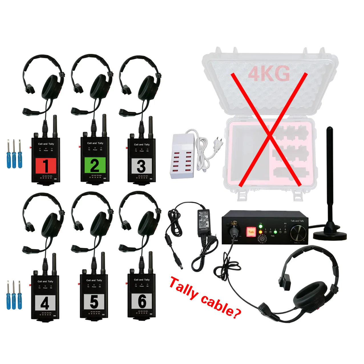 Good Quality Professional 2000m Accurate Duplex 6 Channels ATEM Mini Extreme ISO for Camera and Live Broadcast Company