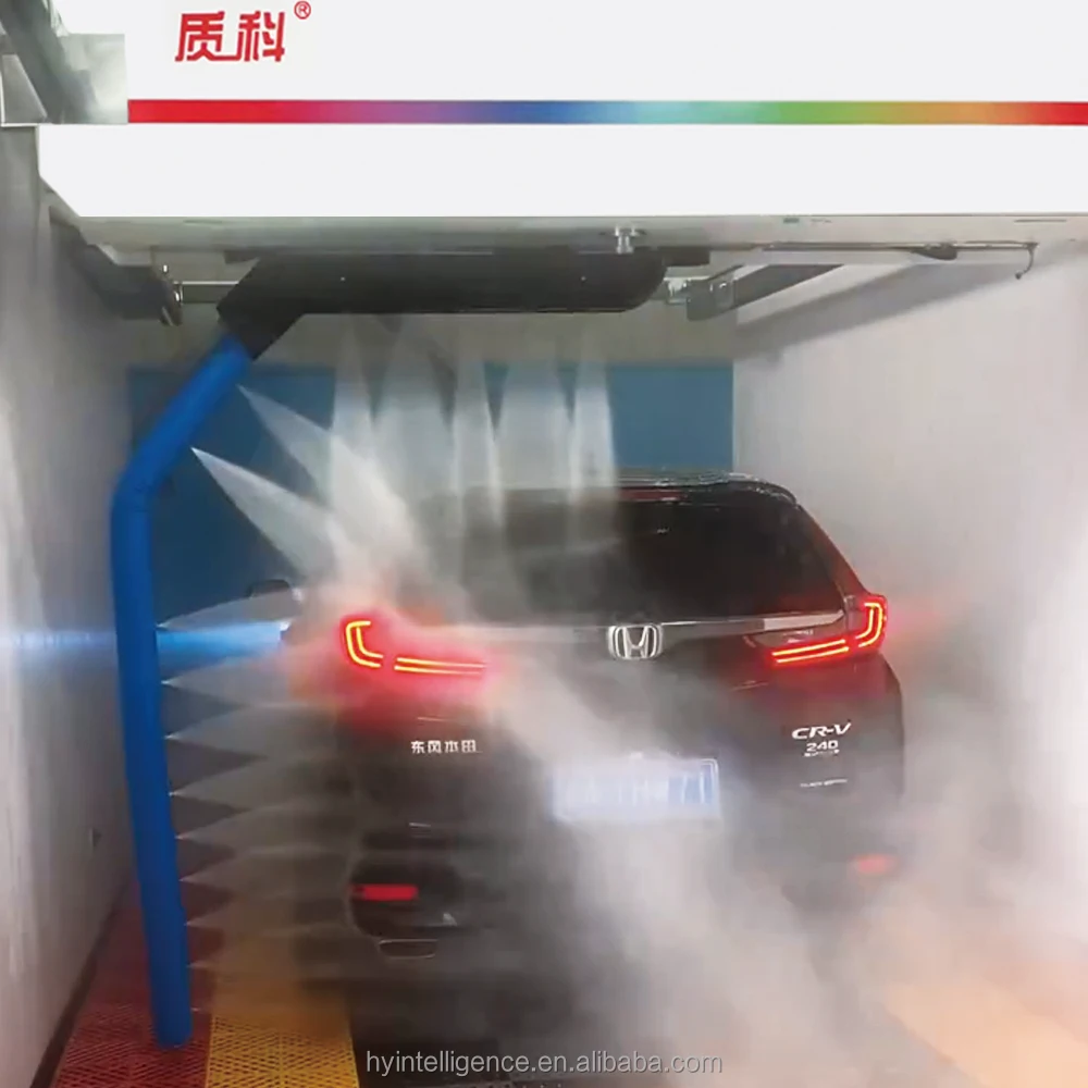 China factory new advanced washing car wash machine touch self service with colorful shampoo and four air dryer