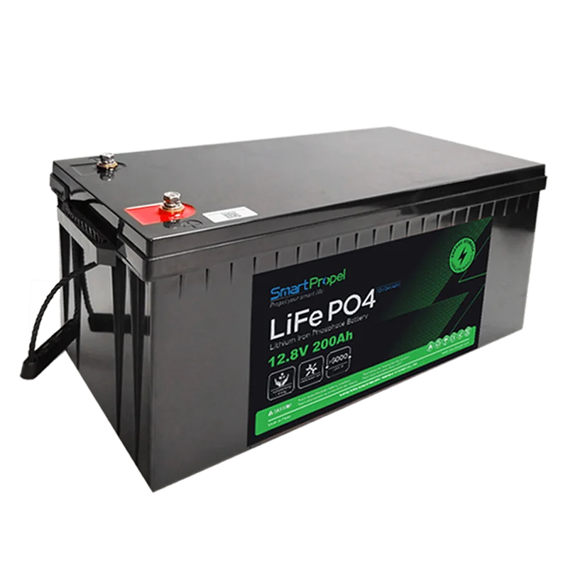 Solar Rechargeable Lfp Battery 12.8V 200Ah Lithium Ion Lifepo4 12V 100Ah 50Ah 24V Battery Pack Cell Energy Storage Battery