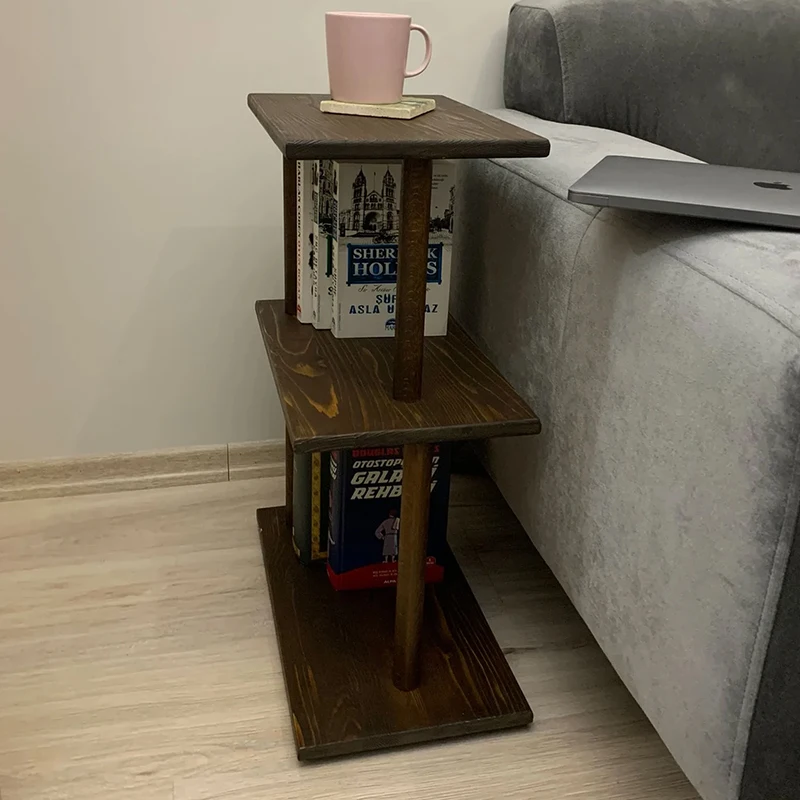 Wooden sofa storage rack, bookshelf, living room storage rack,Customized furniture manufacturer,OEM/ODM