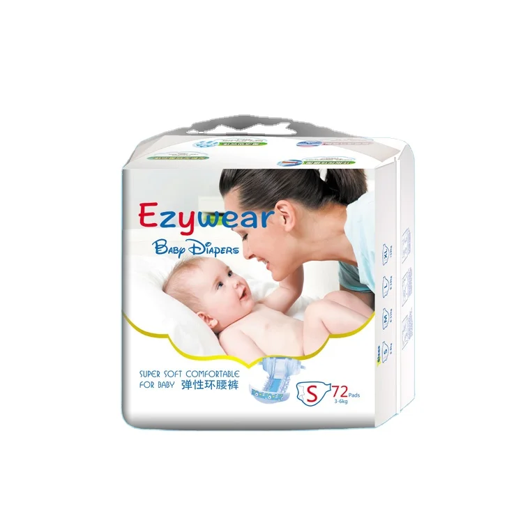 Оптовая продажа с китайской фабрики детские подгузники класса А одноразовые