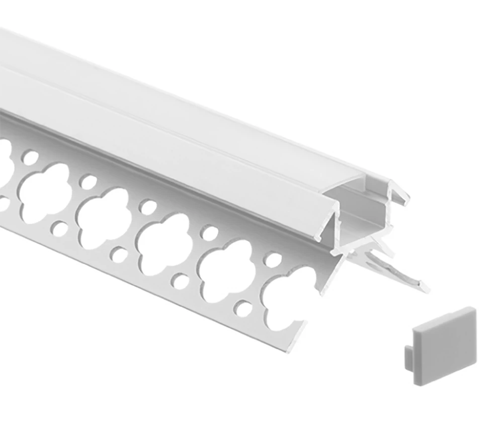 Outside Corner Plaster-In Aluminium LED Profile